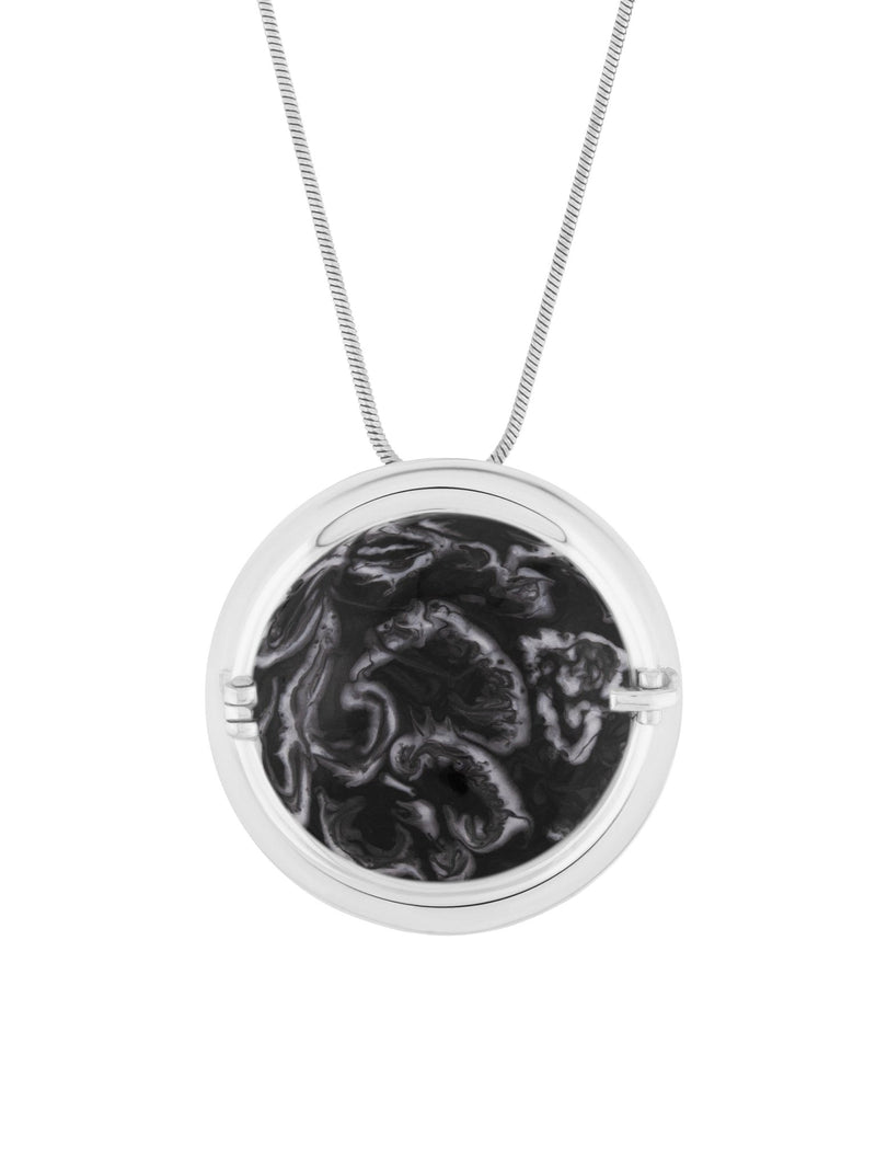 Memento Round Pendant Black - MISHO -