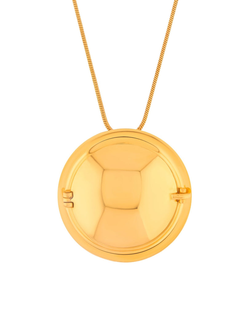 Memento Round Pendant Gold - MISHO - Pendant