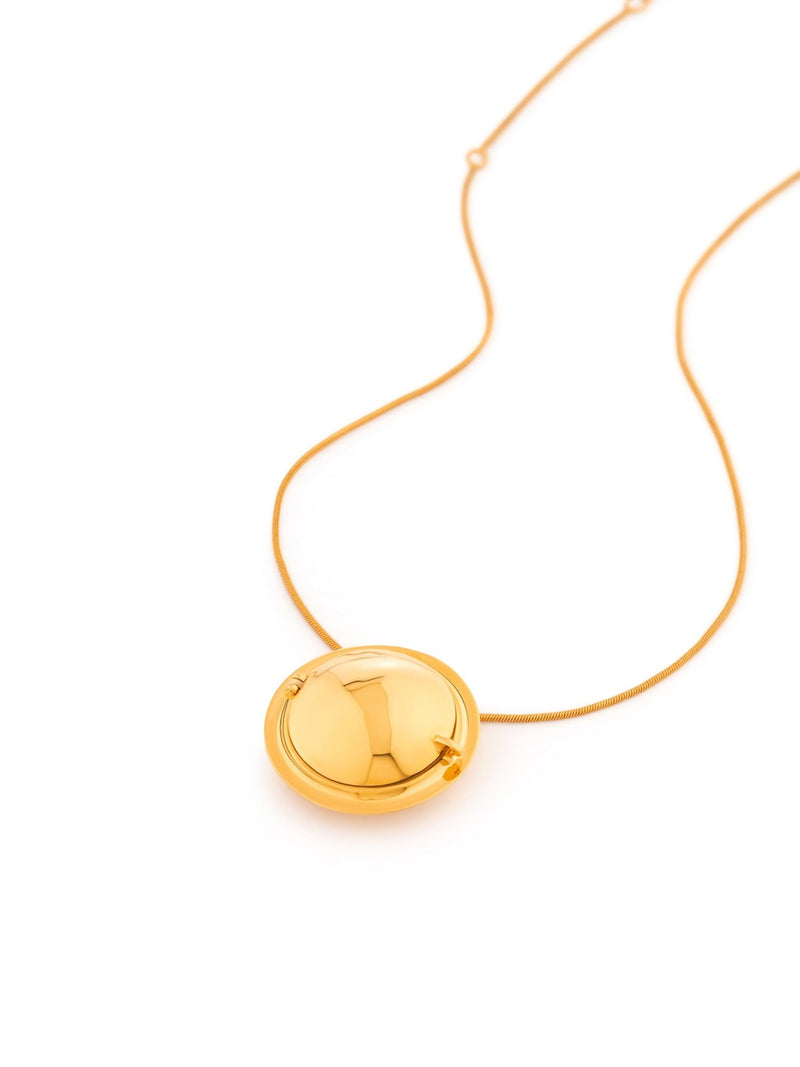 Memento Round Pendant Gold - MISHO - Pendant