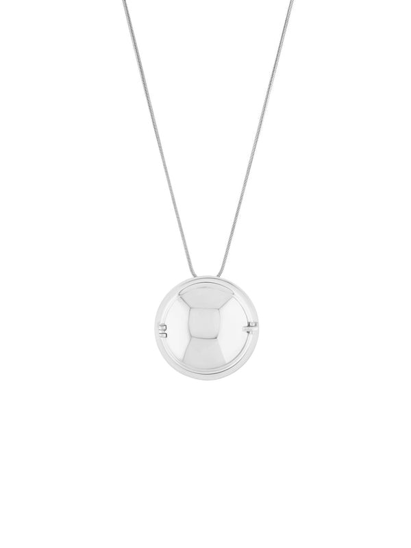 Memento Round Pendant Silver - MISHO -