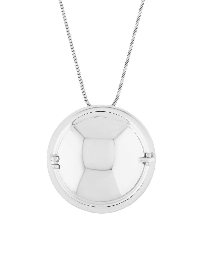 Memento Round Pendant Silver - MISHO -