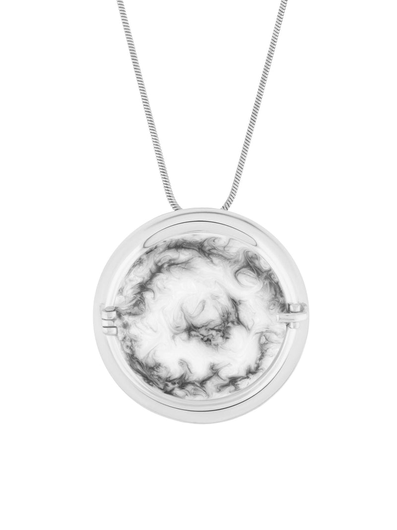 Memento Round Pendant White - MISHO - Pendant