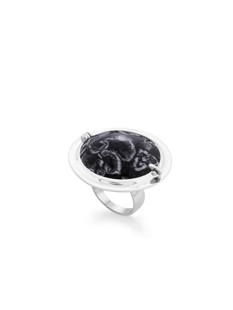 Memento Round Ring Black - MISHO - Pendant