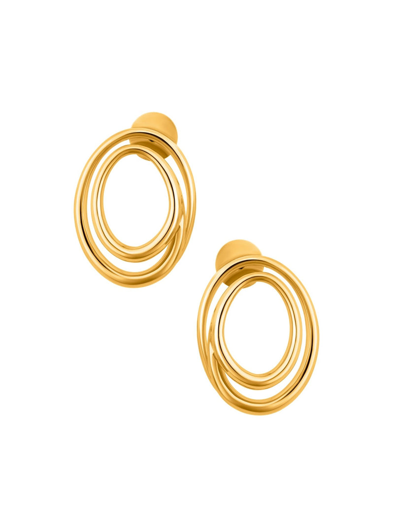 Mini Ellipse Hoops - MISHO - Earrings