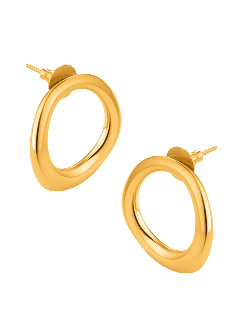 Mini Round Trip Hoops - MISHO - Earrings