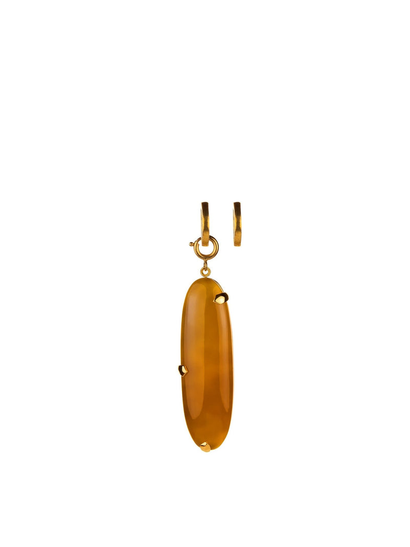 Oval Citrine Convertible Charm - MISHO - Charm