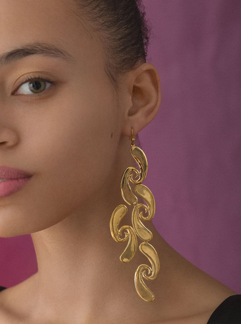 Paisley Shoulder Dusters - MISHO - Earrings