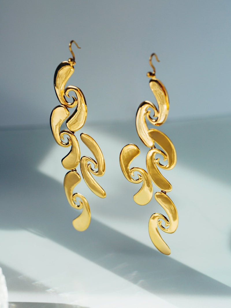 Paisley Shoulder Dusters - MISHO - Earrings