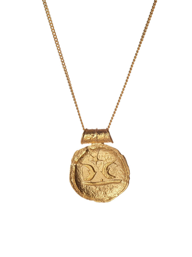 Pisces Zodiac Pendant - MISHO - Necklace