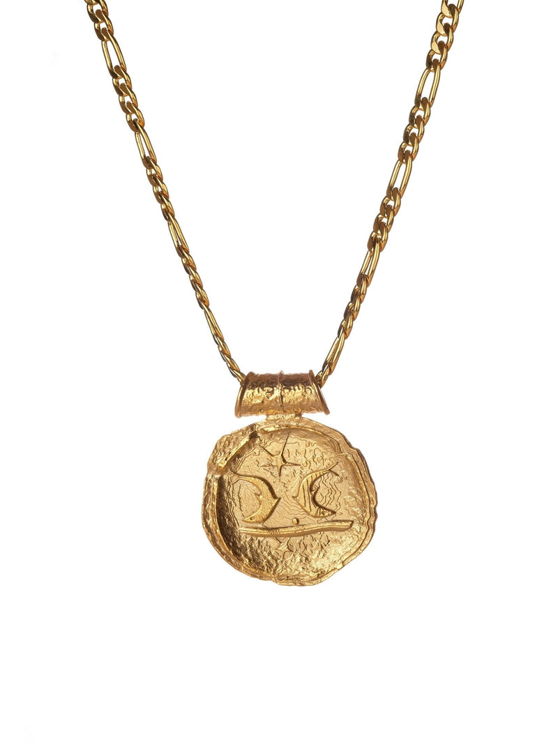 Pisces Zodiac Pendant - MISHO - Necklace