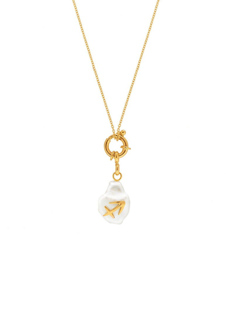 Sagittarius Pearl (Convertible pendant/earring) - MISHO - Necklace