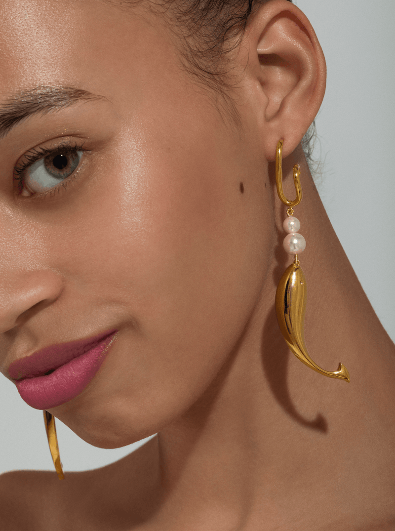 Sirena Pearl Earrings - MISHO - Earrings