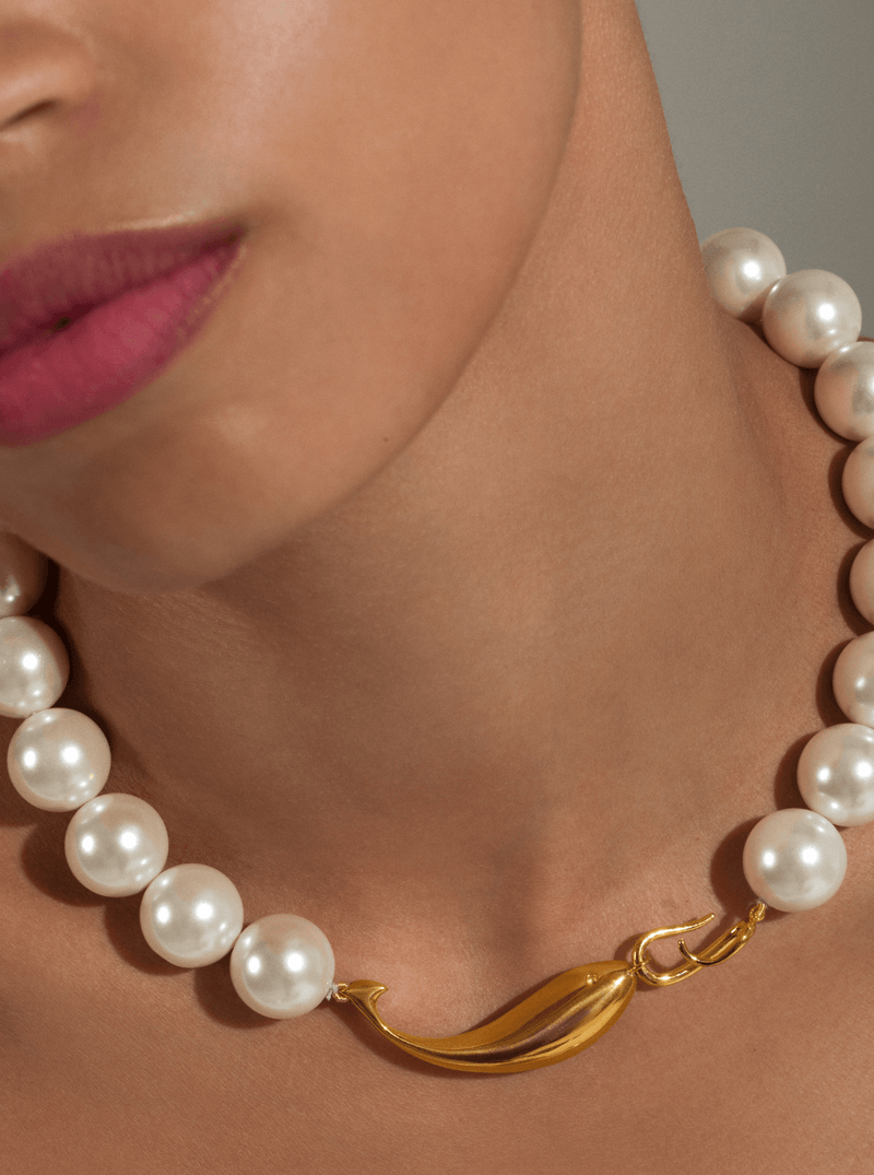 Sirena Pearl Necklace - MISHO - Necklace