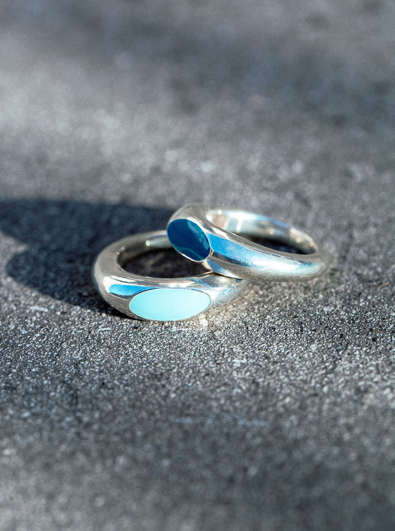 Stackable Enamel Ring - MISHO - Rings