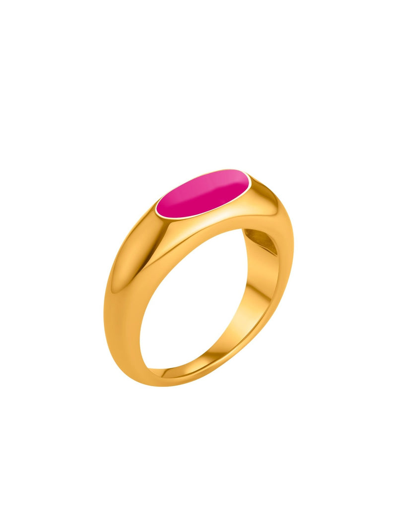 Stackable Enamel Ring - MISHO - Rings