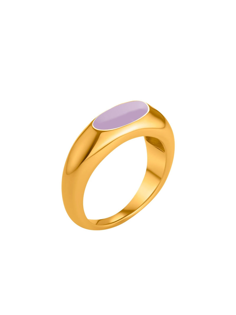 Stackable Enamel Ring - MISHO - Rings