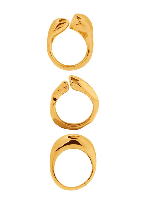 Stackable Pebble Rings - MISHO - Rings