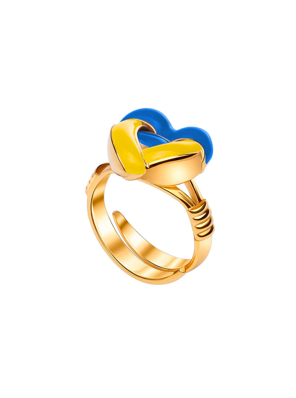 #standwithukraine Love Ring (100% donation*) - MISHO - Necklace