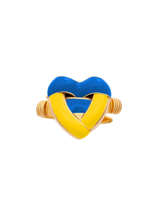 #standwithukraine Love Ring (100% donation*) - MISHO - Necklace