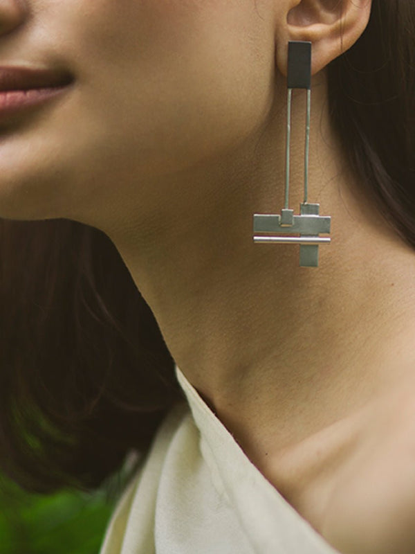 Suprematist earrings - MISHO - Earrings