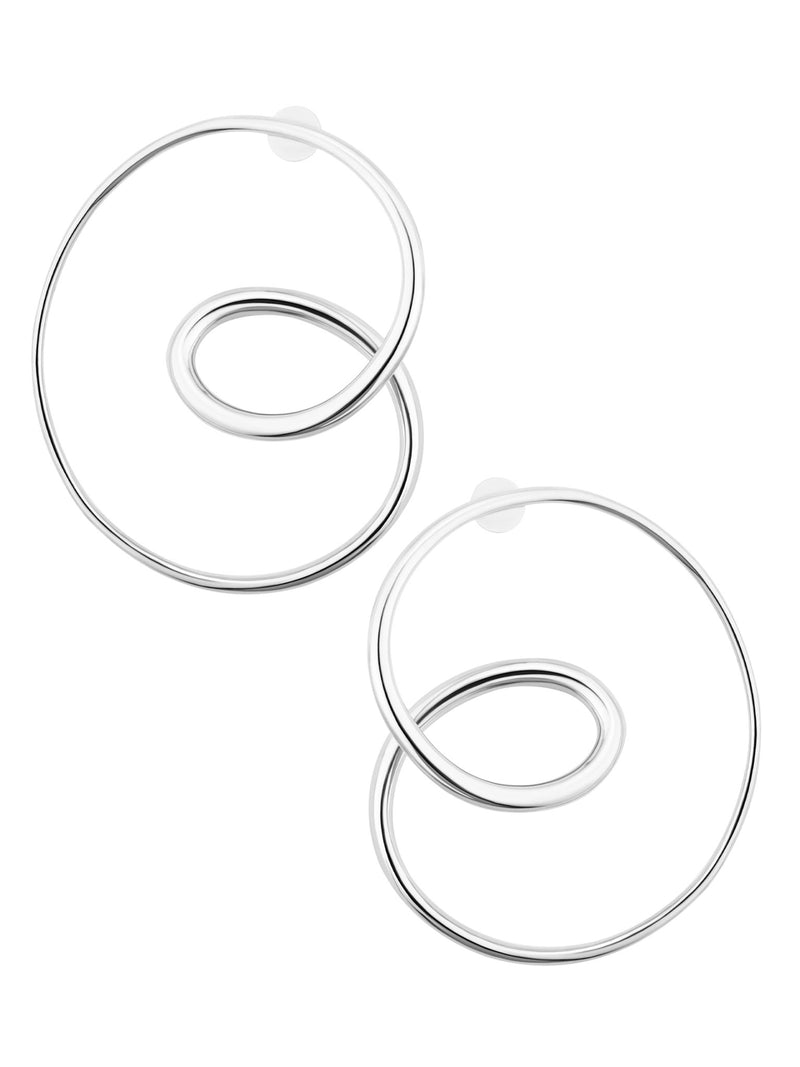 Swirly Classic Mismatched Hoops - MISHO - Earrings