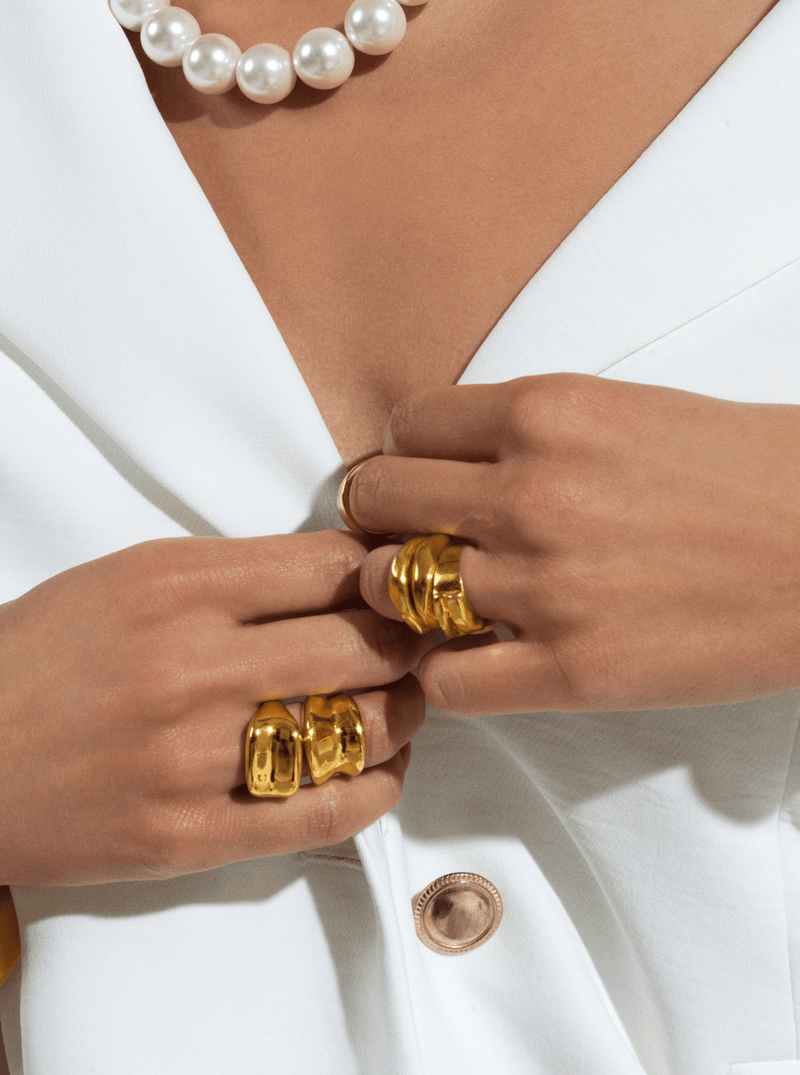 Tavros Stackable Rings - MISHO - Rings