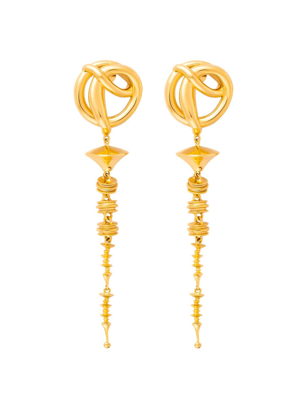 The Knotted Flower Earrings - MISHO - Earrings