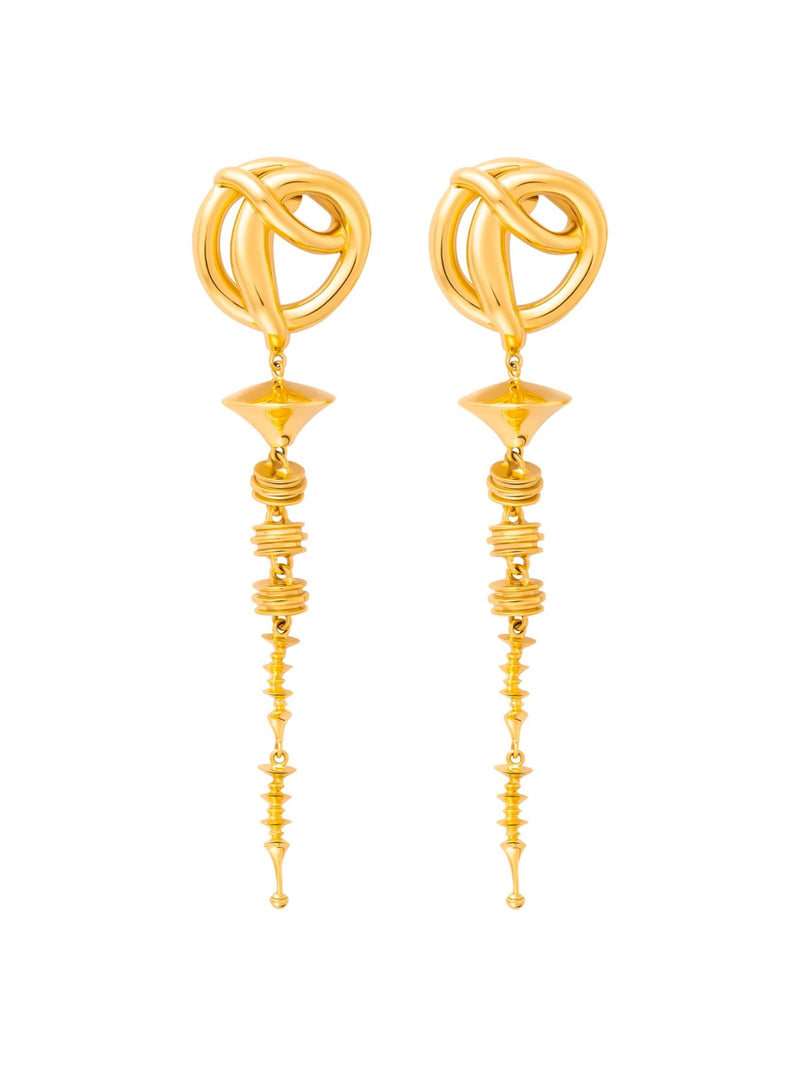 The Knotted Flower Earrings - MISHO - Earrings