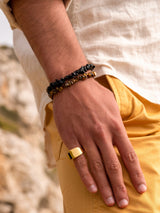 Tiger's Eye Bracelet - MISHO - Mens