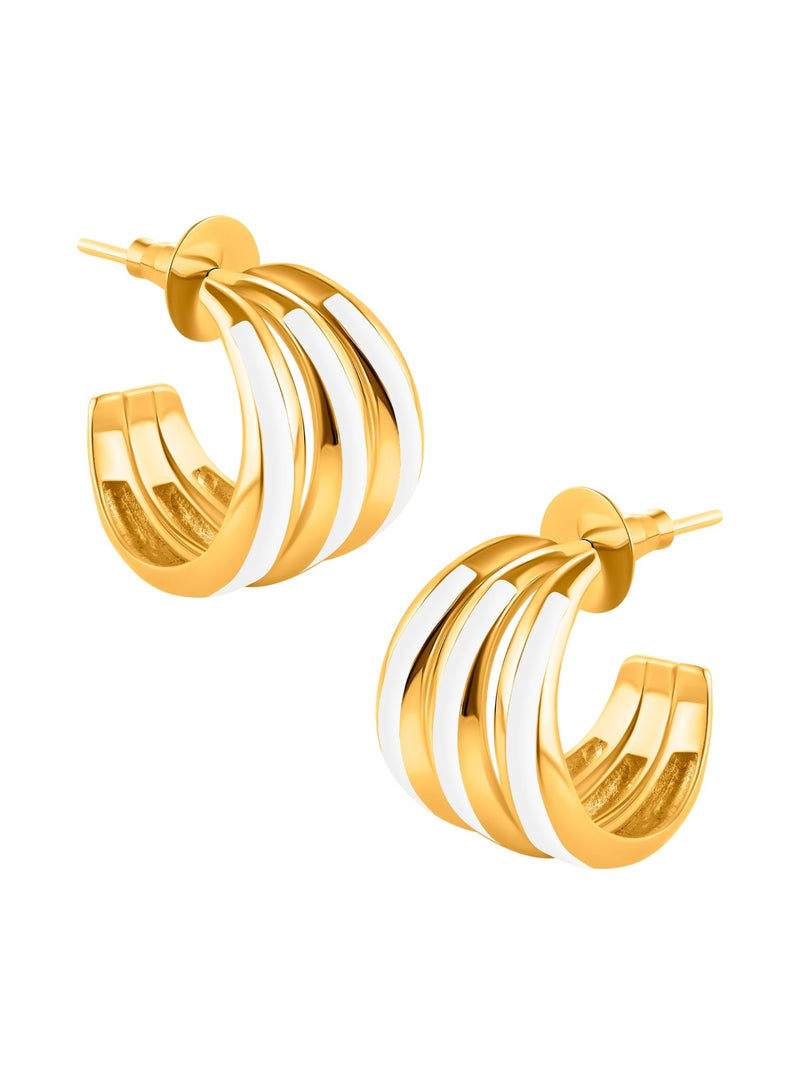 Triplet Hoops - MISHO - Earrings