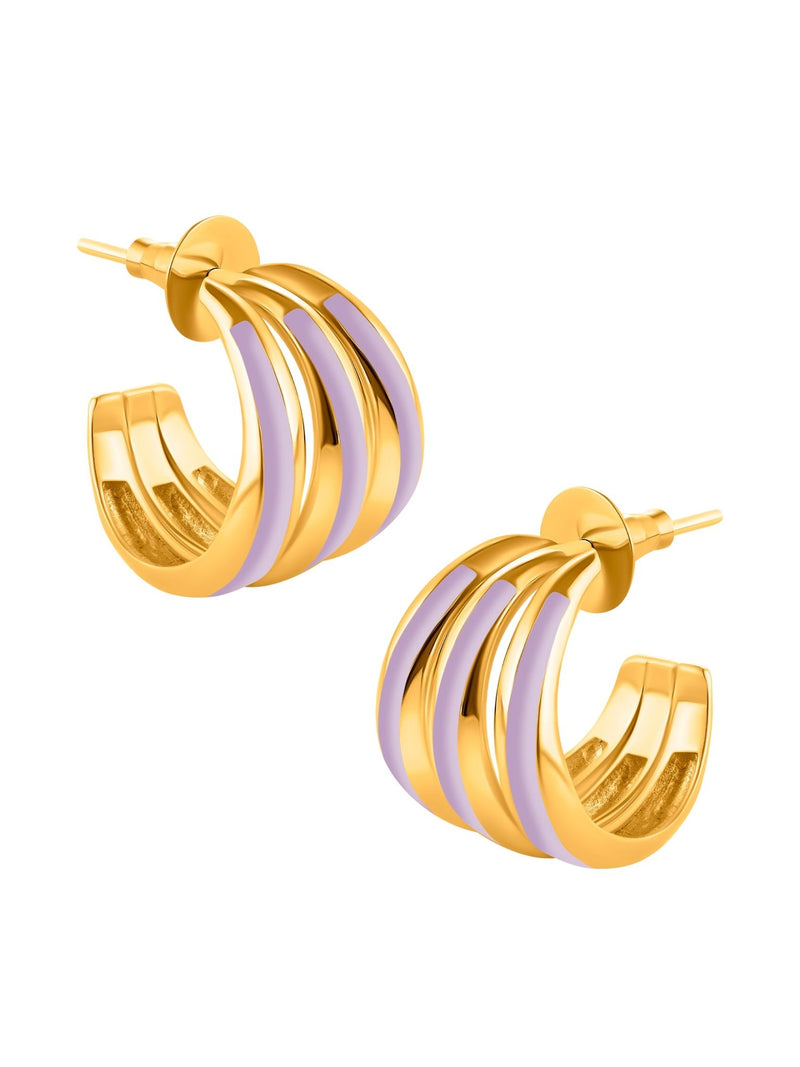 Triplet Hoops - MISHO - Earrings