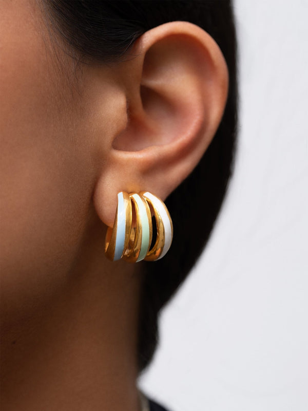 Triplet Hoops - MISHO - Earrings