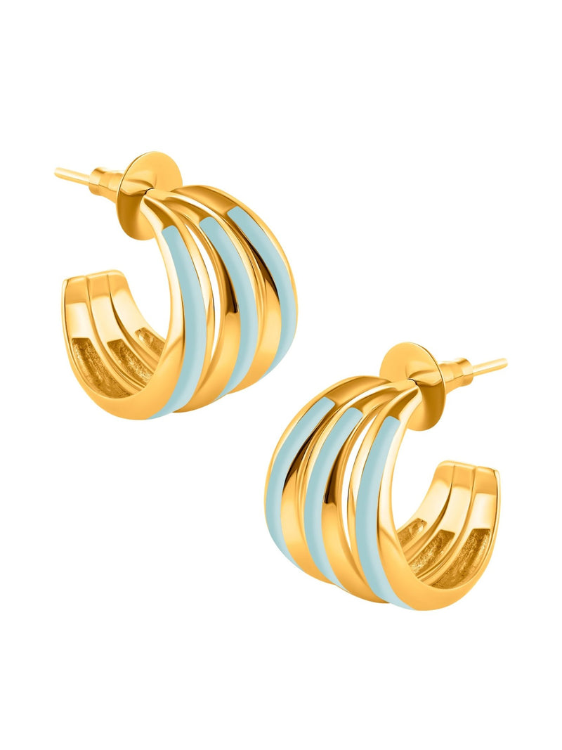 Triplet Hoops - MISHO - Earrings