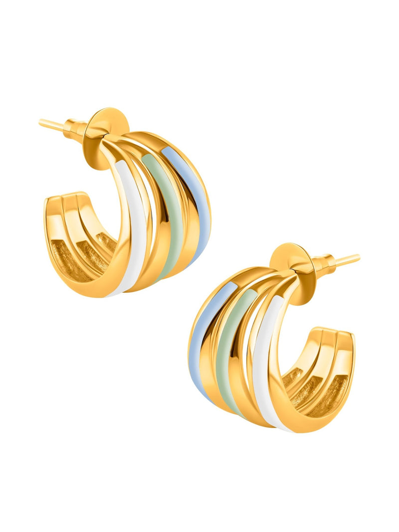 Triplet Hoops - MISHO - Earrings