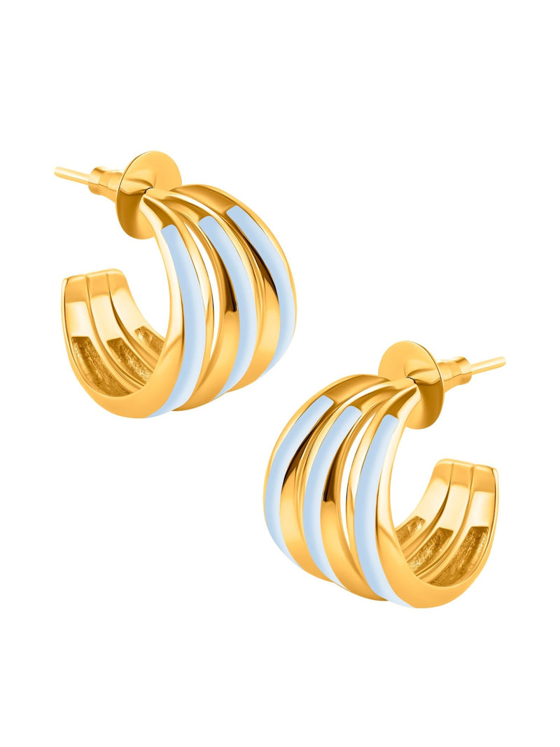 Triplet Hoops - MISHO - Earrings