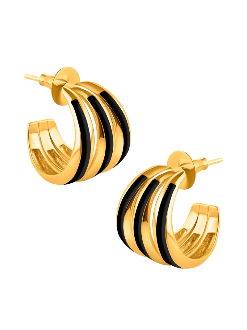 Triplet Hoops - MISHO - Earrings