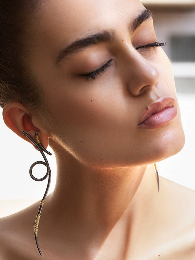 Twirl earrings - MISHO - Earrings