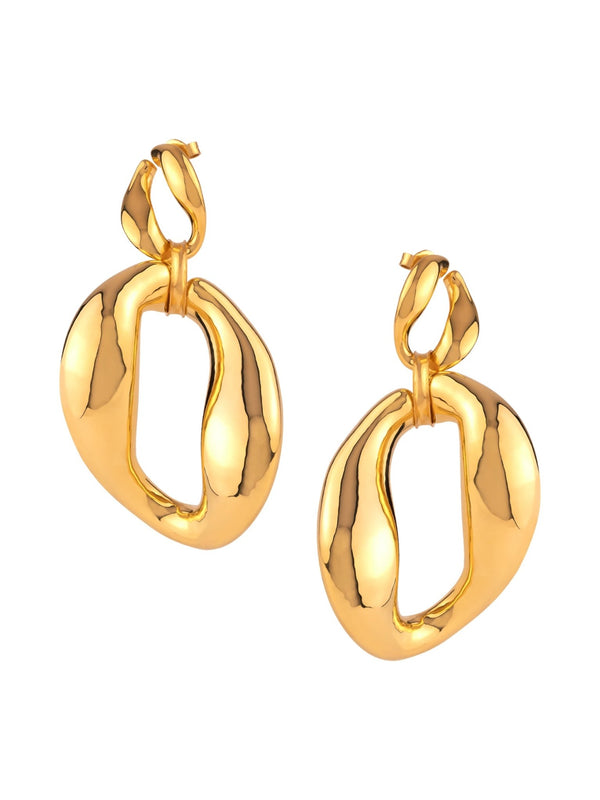 XXL Link Chain Hoops - MISHO - Earrings